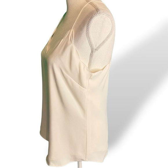 NWOT J. Crew Factory ‘Scalloped Cami Top for Women’ in “Ivory” Size 4 - Picture 10 of 13